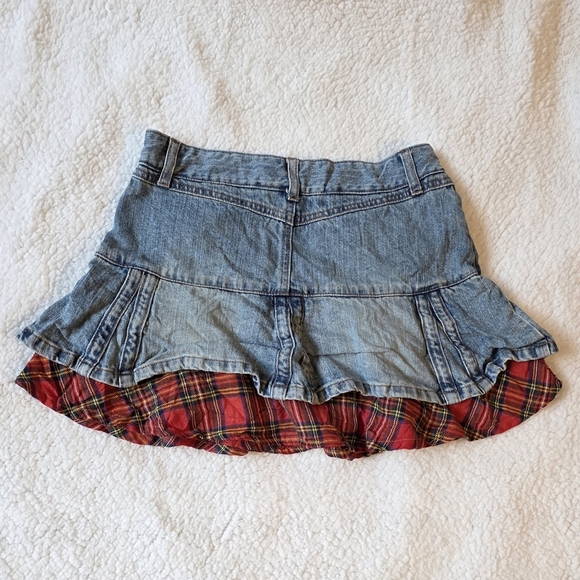 Japanese Gingham Plaid Jean 2pc Set - Picture 4 of 6